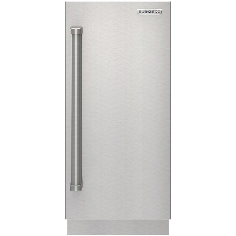 Sub-Zero 15 in. Stainless Door Panel with Pro Handle - Outdoor - Right Hinge, , hires