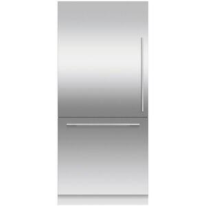 Fisher & Paykel 36 in. Integrated Single Door Bottom Mount Refrigerator Panel - Stainless Steel, , hires