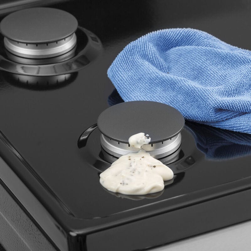 GE 24 in. 2.9 cu. ft. Gas Range with 4 Sealed Burners - Stainless Steel, , hires