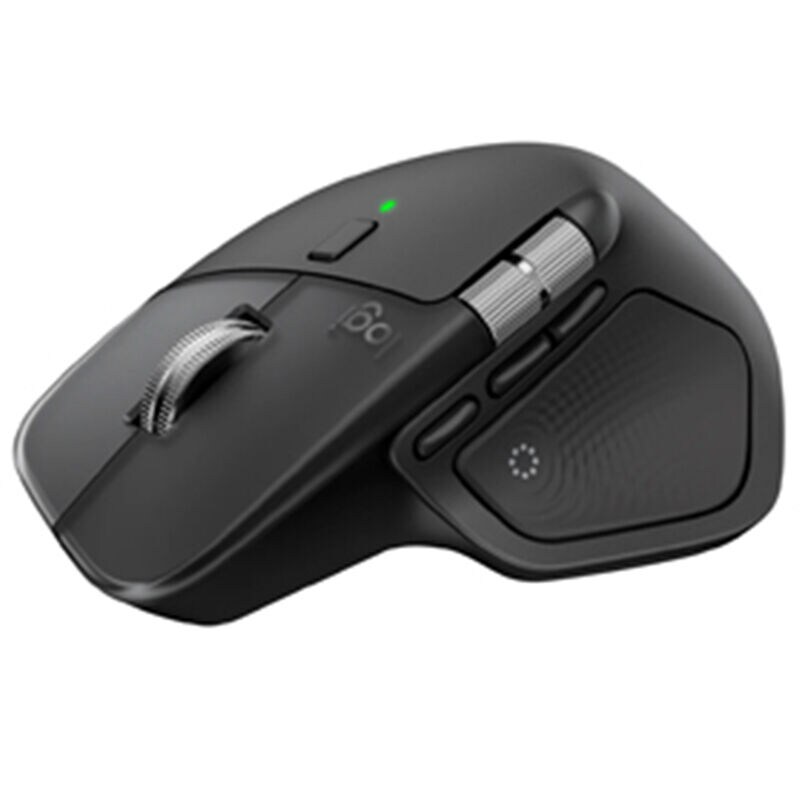 Logitech MX Master 4 Wireless Ergonomic Bluetooth & USB Mouse Wireless Mouse - Black, , hires