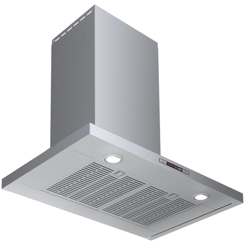 Bosch 500 Series 30 in. Chimney Style Range Hood with 4 Speed Settings, 600 CFM, Convertible Venting & 2 Halogen Lights - Stainless Steel, , hires
