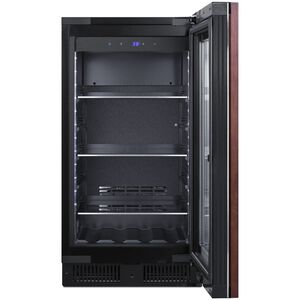 Summit Classic Collection 18 in. Built-In/Freestanding 2.9 cu. ft. Compact Beverage Center with Adjustable Shelves & Digital Control - Custom Panel Ready, , hires