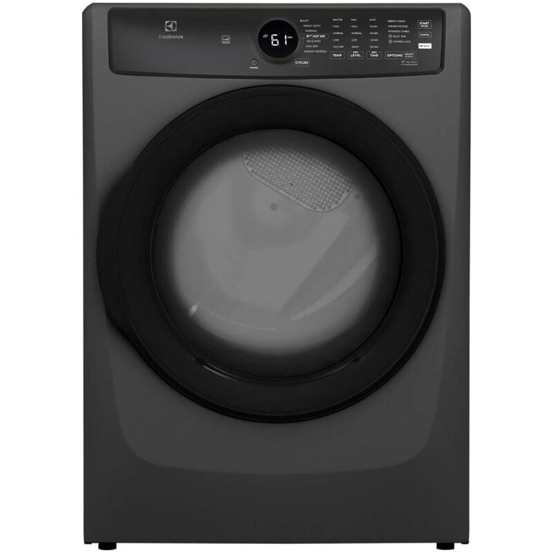 Electrolux 400 Series 27 in. 8.0 cu. ft. Stackable Gas Dryer with Sensor Dry, Sanitize & Steam Cycle - Titanium, , hires