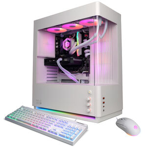 CyberPowerPC Gamer Supreme Desktop with AMD Ryzen 7 9850X3D, 4.7 GHz, 8-Core CPU, NVIDIA GeForce RTX 5060 Ti, 16GB VRAM GPU, 32 GB RAM, 1 TB SSD & Windows 11 Home - White, , hires