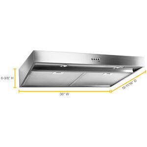 Whirlpool Range Hood WVU37UC6FS, , hires