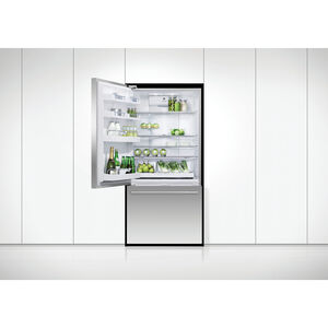 Fisher & Paykel Series 5 31 in. 17.1 cu. ft. Left-Hinged Smart Counter Depth Bottom Freezer Refrigerator with External Water Dispenser - Stainless Steel, , hires