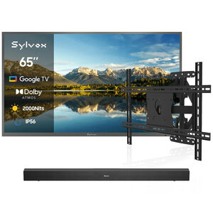 Sylvox - Pool Pro 3.0 65" Class Full Sun 4K UHD LED Smart Google Outdoor TV, , hires