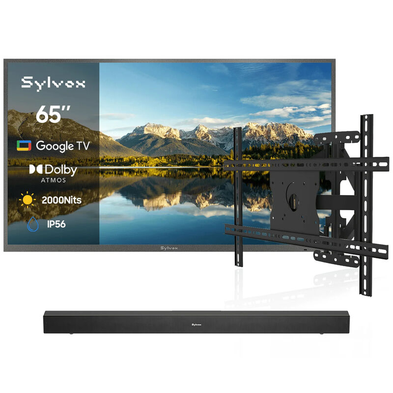 Sylvox - Pool Pro 3.0 65" Class Full Sun 4K UHD LED Smart Google Outdoor TV, , hires