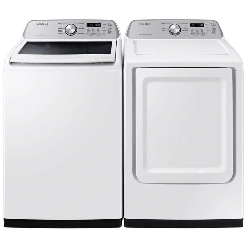 Samsung 27 in. 4.7 cu. ft. Smart Top Load Washer with Active WaterJet - White, White, hires