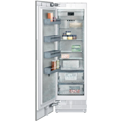 Gaggenau 400 Series 24" 12.2 Cu. Ft. Built-In Upright Smart Freezer with Ice Maker, Adjustable Shelves & Digital Control, Left Hinge Door - Custom Panel Ready | RF461705