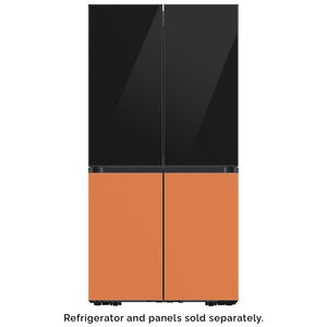 Samsung BESPOKE 4-Door Flex Top Panel for Refrigerators - Charcoal Glass, , hires