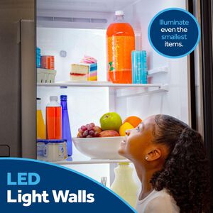 GE 36 in. 23.5 cu. ft. Smart Counter Depth Side-by-Side Refrigerator with Ice & Water Dispenser - Fingerprint Resistant Stainless, , hires