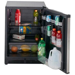 Avanti 24 in. 5.2 cu. ft. Mini Fridge - Stainless Steel, , hires