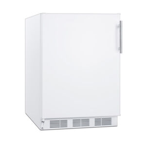 Summit 24 in. 5.1 cu. ft. Mini Fridge with Freezer Compartment - White, , hires