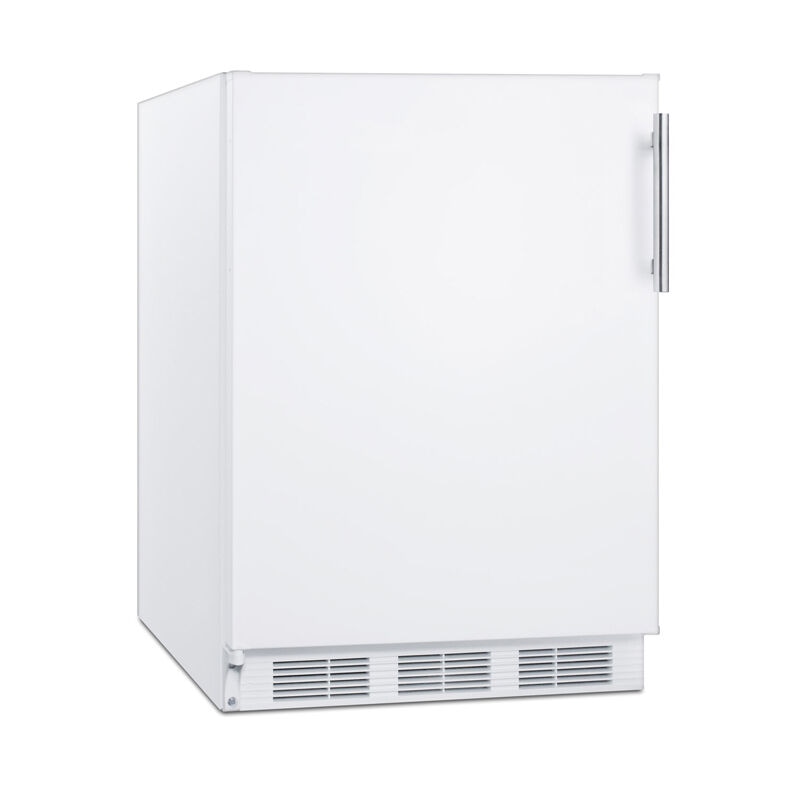 Summit 24 in. 5.1 cu. ft. Mini Fridge with Freezer Compartment - White, , hires