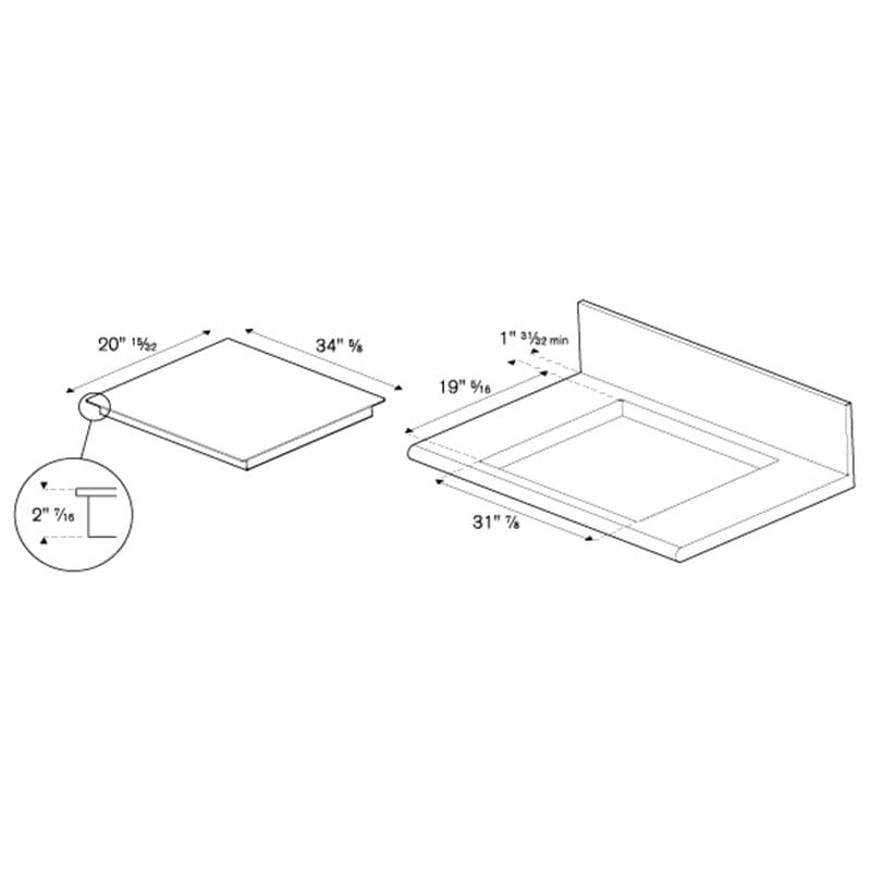 Bertazzoni Professional Series 36 in. 5-Burner Induction Cooktop with Power Burner - Black, , hires