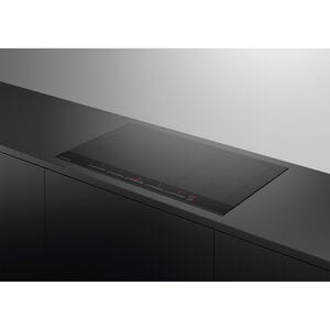 Fisher & Paykel Series 7 36 in. 5-Burner Induction Cooktop with Simmer Burner & Power Burner - Black Glass, , hires