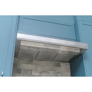 Thermador Masterpiece Series 36 in. Smart Convertible Canopy Pro Style Style Range Hood with 600 CFM, 4 Fan Speeds & 2 LED Lights - Stainless Steel, , hires