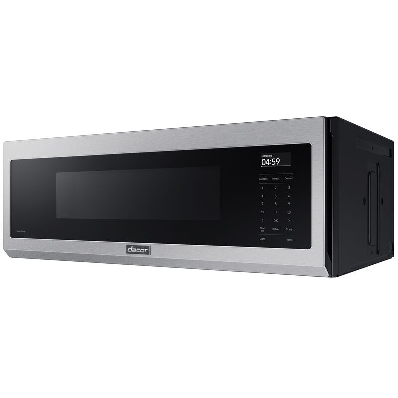 Dacor 30 in. 1.1 cu. ft. 1100W Low Profile Smart Over-the-Range Microwave with 550 CFM & Sensor Cooking - Silver Stainless, , hires