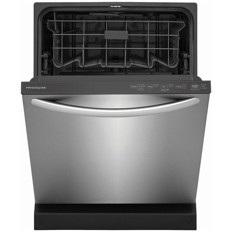Frigidaire 24 in. Top Control Dishwasher with 52 dBa Sound Level & MaxDry - Stainless Steel, Stainless Steel, hires