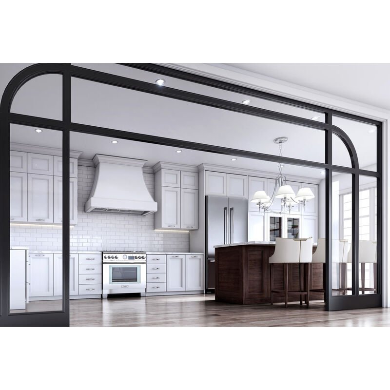 XO 48 in. Ducted Standard Style Range Hood with 1000 CFM, 3 Fan Speeds & 4 LED Lights - Stainless Steel, , hires