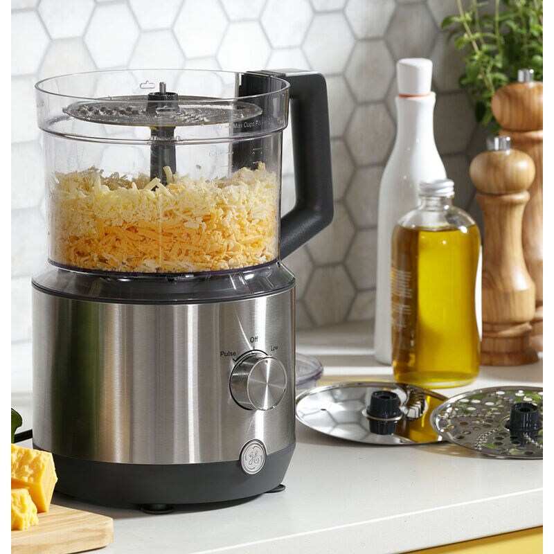 GE 12-Cup Food Processor with Accessories, , hires