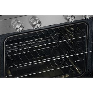 KitchenAid 30 in. 5.3 cu. ft. Smart Air-Fry True European Convection Electric Range with Radiant Burners - Fingerprint Resistant Stainless Steel, , hires