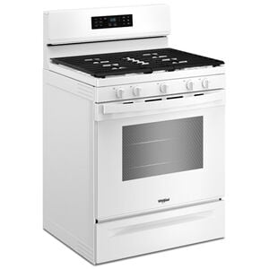 Whirlpool 30 in. 5.0 cu. ft. Air-Fry Standard Convection Gas Range with 5 Sealed Burners - White, , hires
