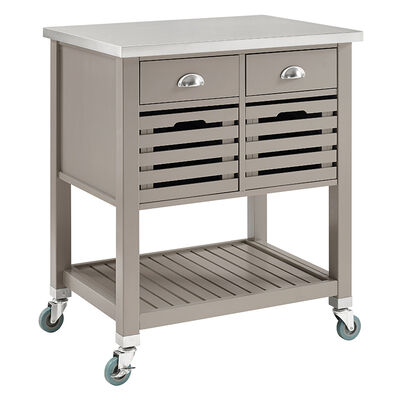 Taylor Kitchen Cart-Gray | PCR1607