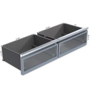 Miele MasterCool Series 42 in. 23.1 cu. ft. Built-In Smart Counter Depth 4-Door French Door Refrigerator with Internal Water Dispenser - Custom Panel Ready, , hires