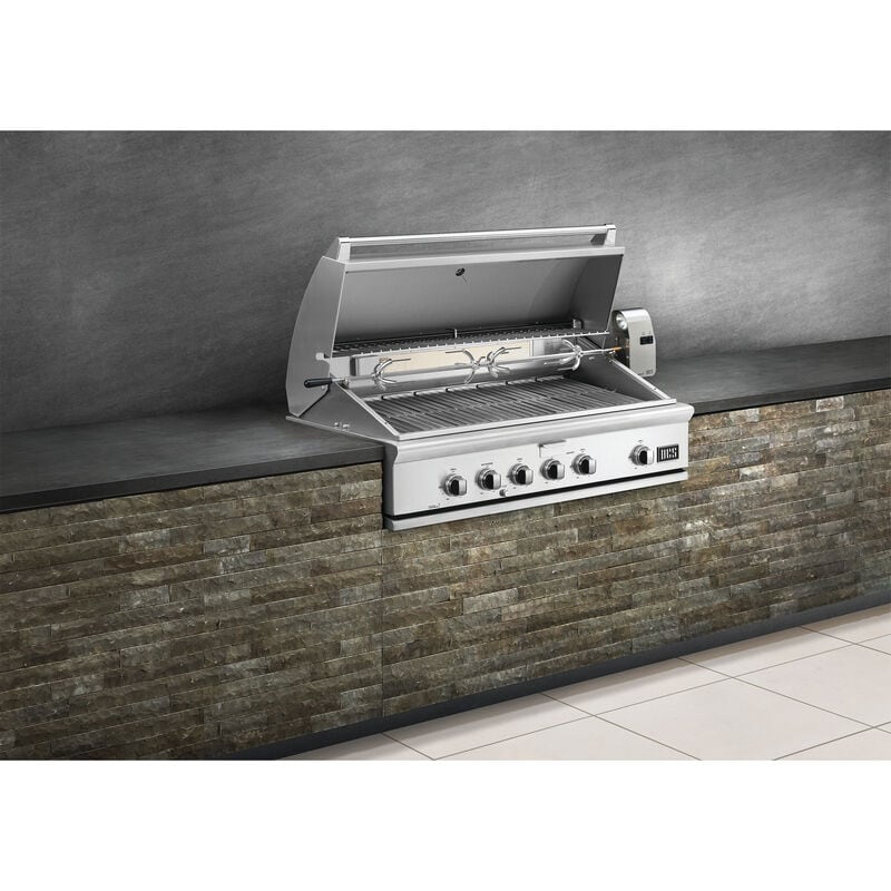 DCS Series 7 48 in. 4-Burner Built-In Liquid Propane Gas Grill with Rotisserie & Smoke Box - Stainless Steel, , hires