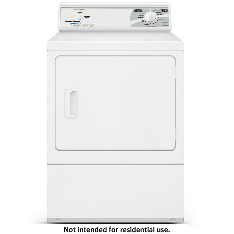 Speed Queen DV2 27 in. 7.0 cu. ft. Commercial Electric Dryer - White, , hires