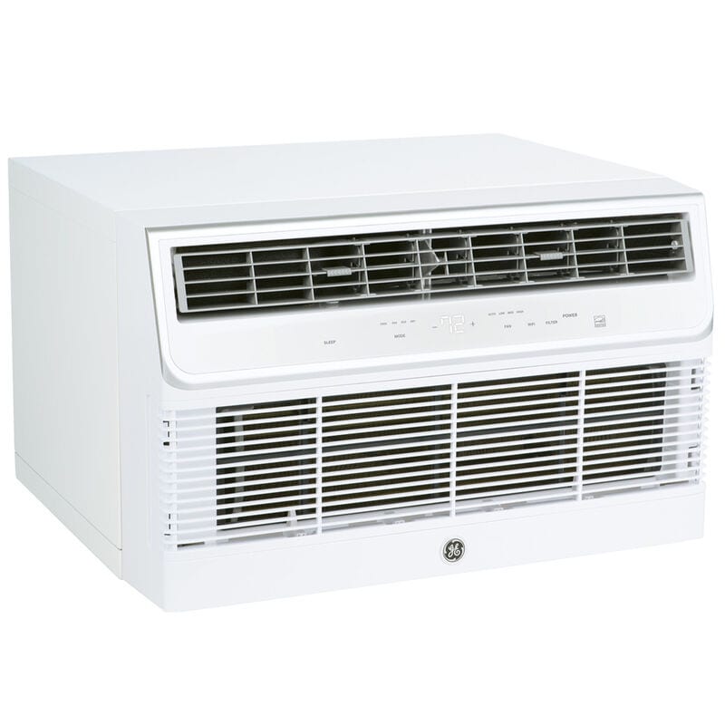 GE 12,000 BTU 115V Smart Energy Star Through-the-Wall Air Conditioner with 3 Fan Speeds, Sleep Mode & Remote Control - White, , hires