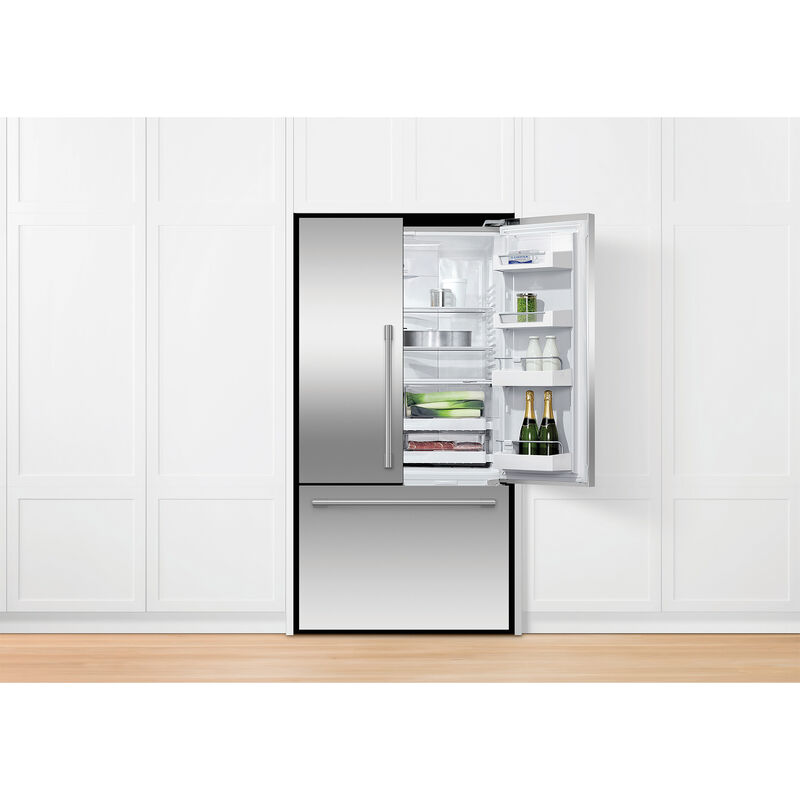 Fisher Paykel Pro Series-7 36 in. 20.1 cu. ft. Counter Depth French Door Refrigerator with External Water Dispenser - Stainless Steel, , hires
