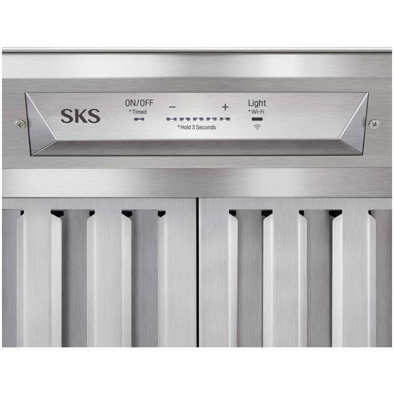 SKS 36 in. Smart Ducted Standard Style Range Hood with 600 CFM , 5 Fan Speeds & 2 LED Lights - Stainless Steel, , hires