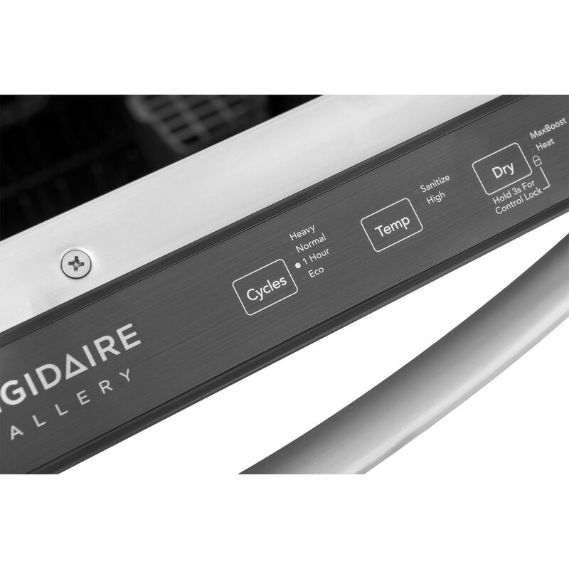 Frigidaire Gallery 24 in. Top Control Dishwasher with 51 dBA Sound Level - Stainless Steel, , hires