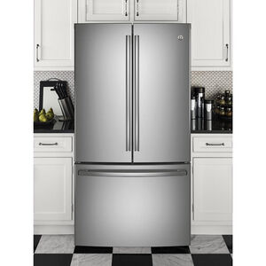 GE 36 in. 28.7 cu. ft. French Door Refrigerator with Ice Maker - Fingerprint Resistant Stainless, Fingerprint Resistant Stainless, hires