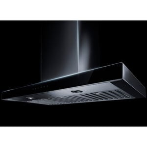 JennAir 36 in. Convertible Chimney Style Range Hood with 550 CFM, 4 Fan Speeds & 2 LED Lights - Stainless Steel, , hires