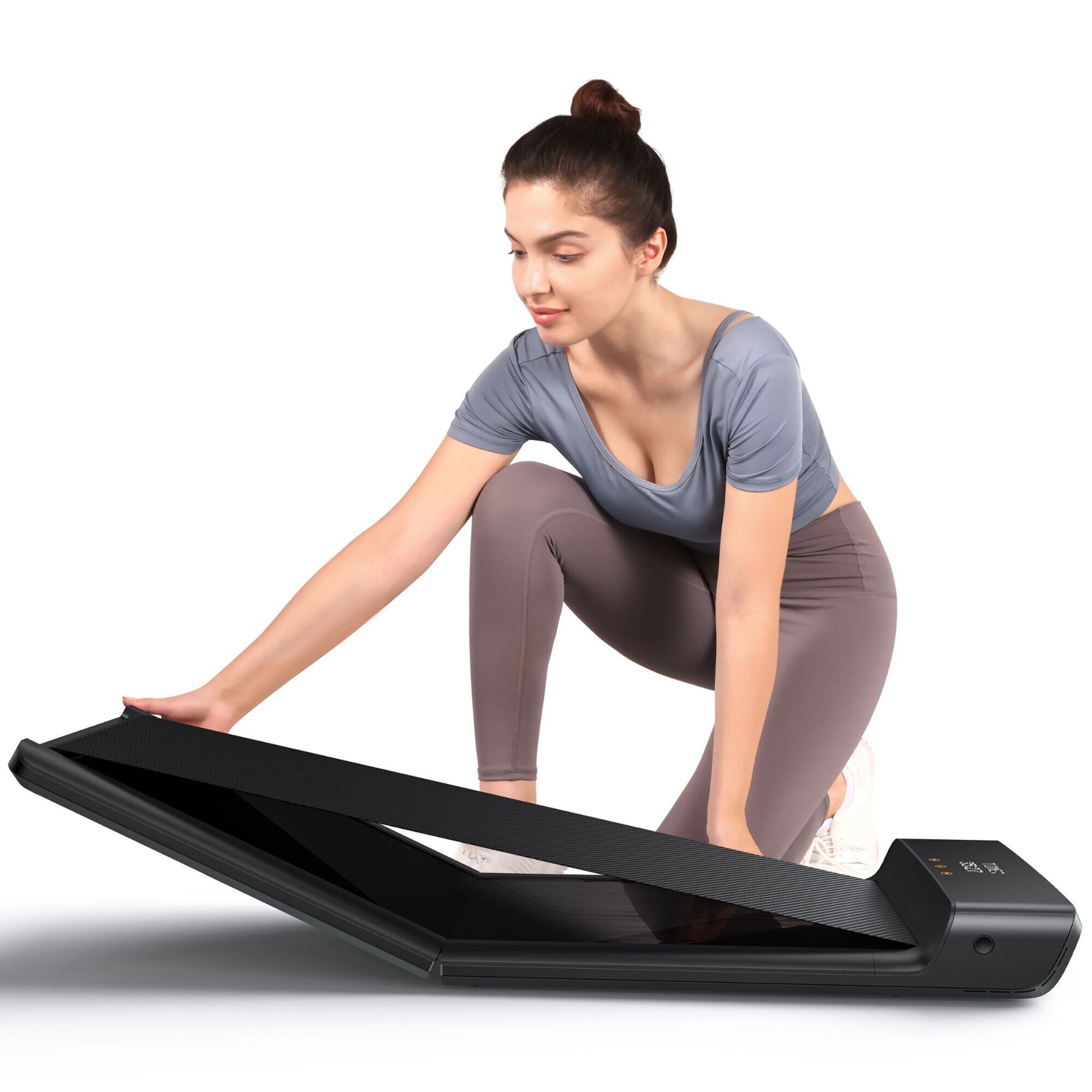 Treadmill that folds in half clearance