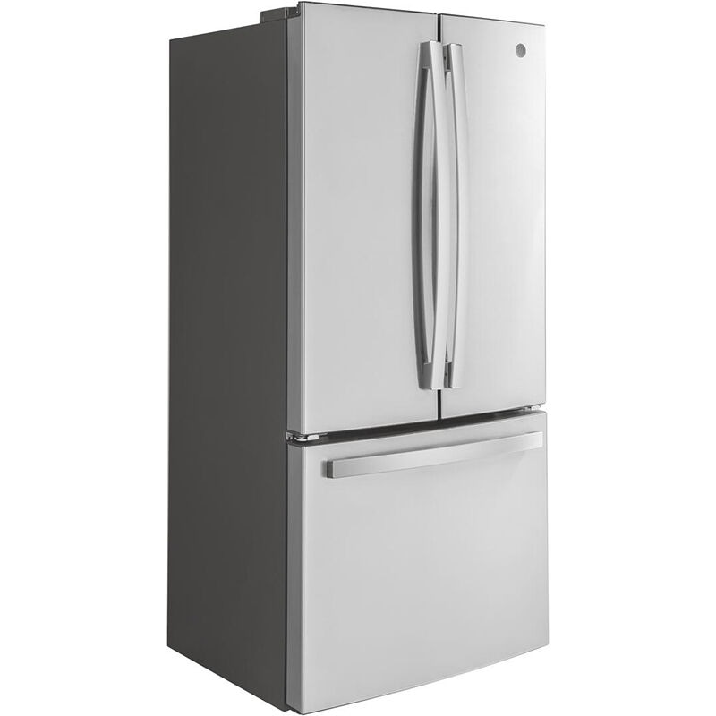 GE 33 in. 18.6 cu. ft. Counter Depth French Door Refrigerator with Internal Water Dispenser - Stainless Steel, Stainless Steel, hires