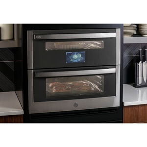 GE Profile 30" 5.0 Cu. Ft. Electric Smart Double Wall Oven with True European Convection & Self Clean - Stainless Steel, , hires