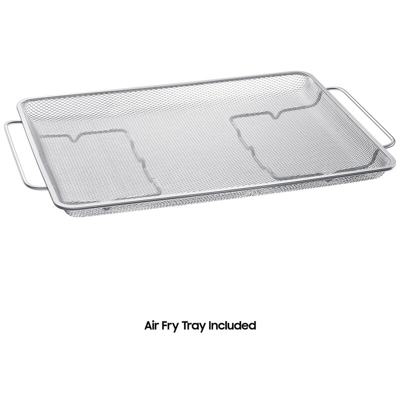 Samsung Bespoke 30 in. 6.3 cu. ft. Smart Air-Fry True European Convection Slide-In Electric Range with Smoothtop Burners - White Glass, , hires