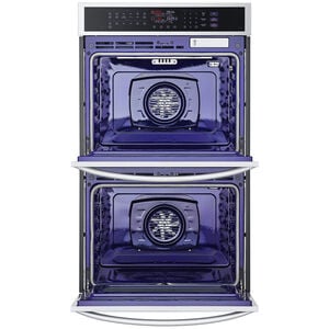 LG 30 in. 9.4 cu. ft. Smart Front Control SteamElectric Double Wall Oven with True European Convection - PrintProof Stainless Steel, , hires