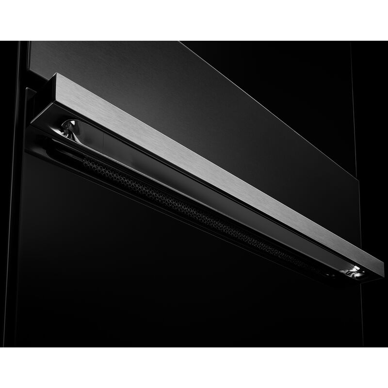 JennAir Noir 27 in. 8.6 cu. ft. Front Control Electric Double Wall Oven with Standard Convection - Floating Glass Black, , hires