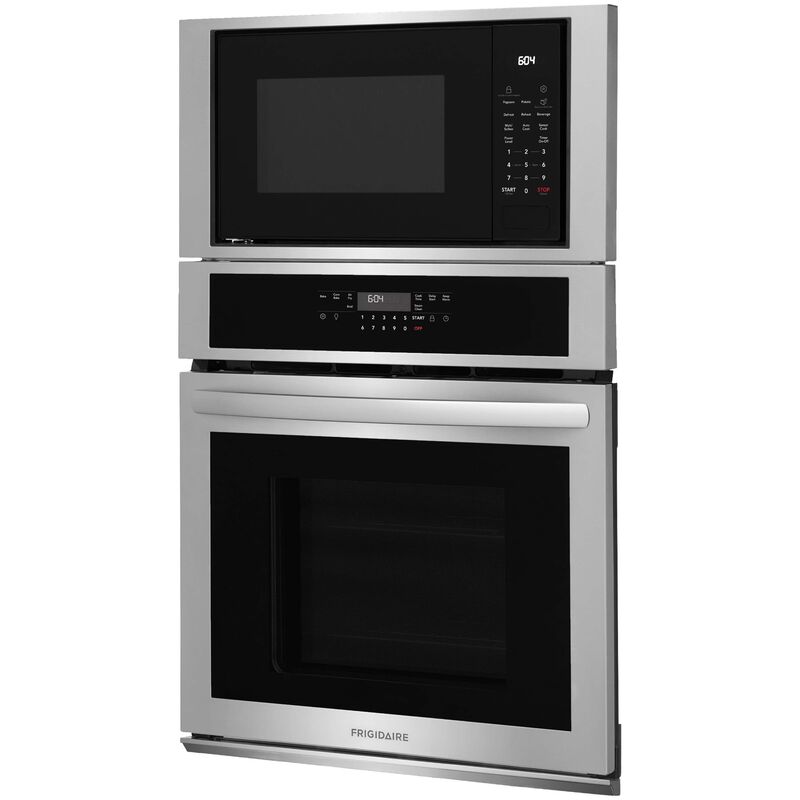 Frigidaire 27 in. 5.4 cu. ft. Electric Microwave/Wall Oven Combo with Standard Convection & Sensor Cooking - Stainless Steel, , hires