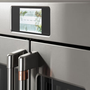 Cafe Professional Series 30 in. 10 cu. ft. Smart Top Control Electric Double Wall Oven with True European Convection - Stainless Steel, Stainless Steel, hires