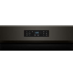 Whirlpool 30 in. 5.0 cu. ft. Air-Fry Standard Convection Gas Range with 5 Sealed Burners - Black Stainless, , hires