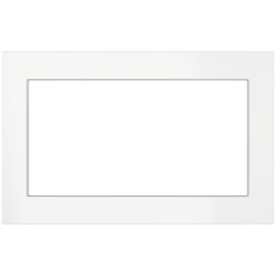 GE 27 in. Built-in Trim Kit for Microwaves (Over the Range) - White | JX7227DLWW