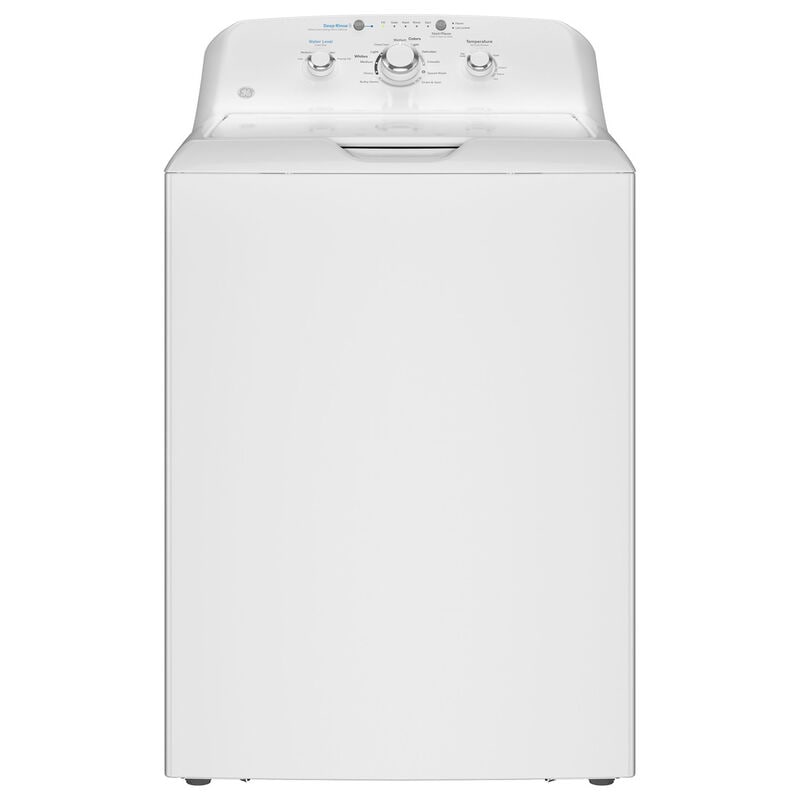 GE 27 in. 4.0 cu. ft. Top Load Washer with Stainless Steel Basket, Water Level Control & Heavy Duty Agitator - White, , hires