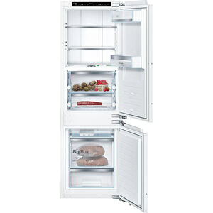 Bosch 800 Series 24 in. Built-In 8.3 cu. ft. Smart Bottom Freezer Refrigerator - Custom Panel Ready, , hires